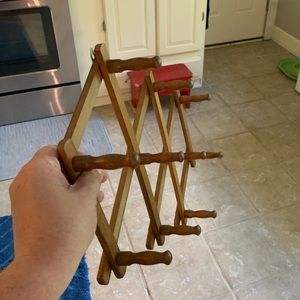 Accordion mug rack vintage